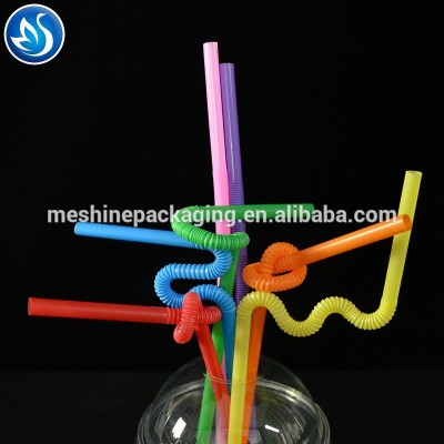 Flexible Plastic Drinking Straw Reusable Plastic Straws Disposable