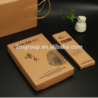 kraft paper box for bamboo chopsticks and wooden spoon